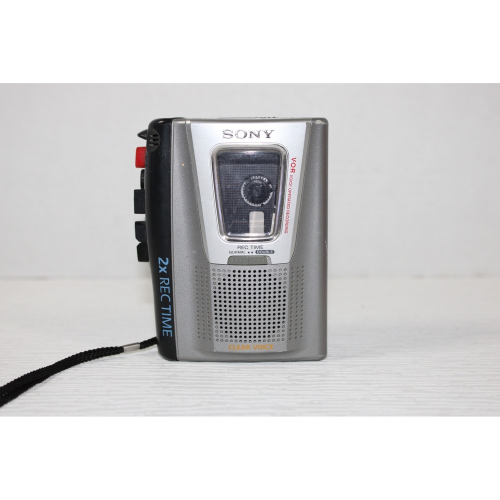 Sony TCM-20DV Cassette-Corder Portable Voice Recorder VOR 2x Rec Time S0190